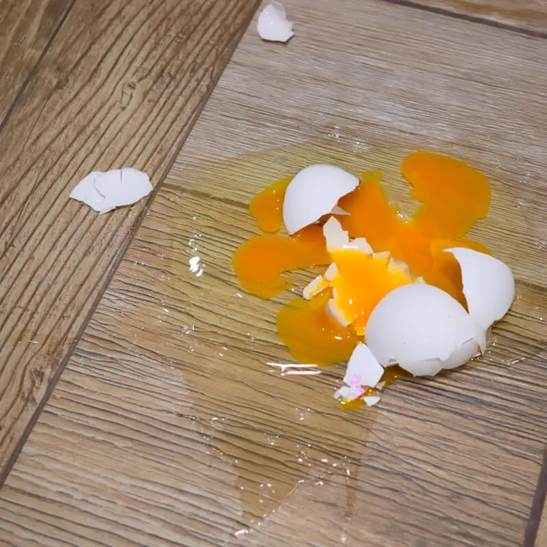 Egg stain on tile | Shans Carpets And Fine Flooring