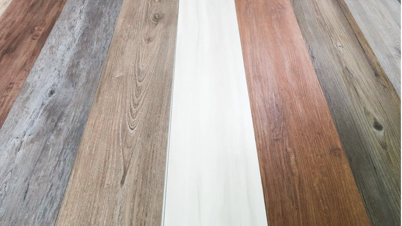 Wood vinyl tile pattern flooring material design texture background