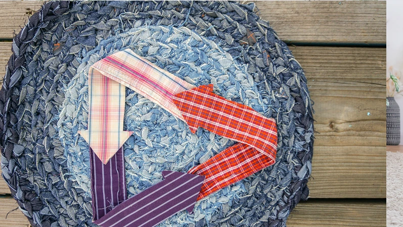 Recycle Logo from used old fabric